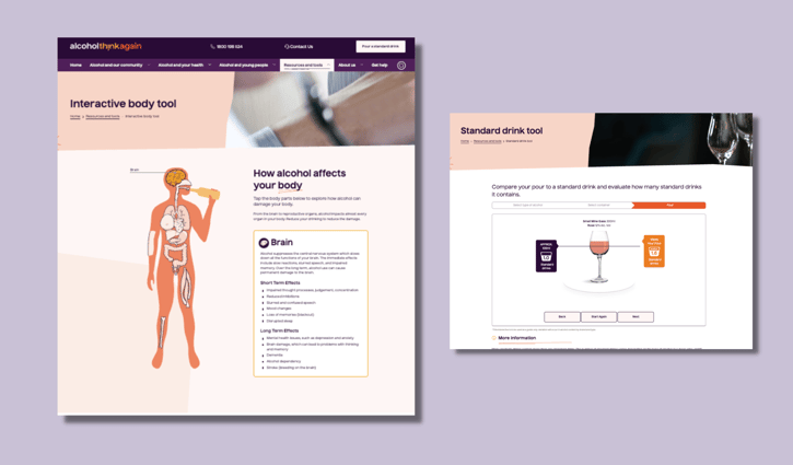 Alcohol. Think Again - Making alcohol-related resources more accessible