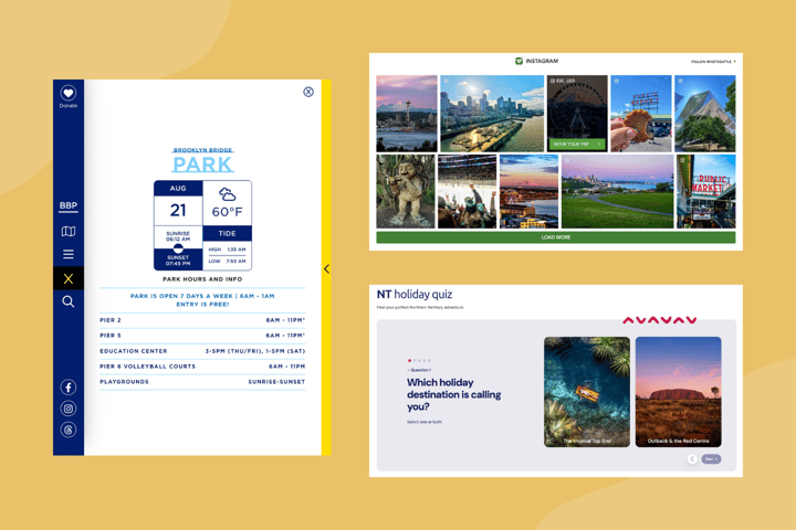 Blog cover image showing examples of site ideas