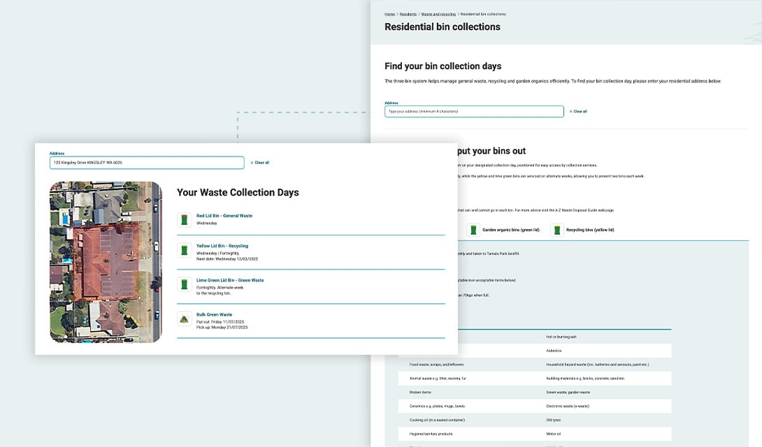 City of Joondalup local government Kentico website