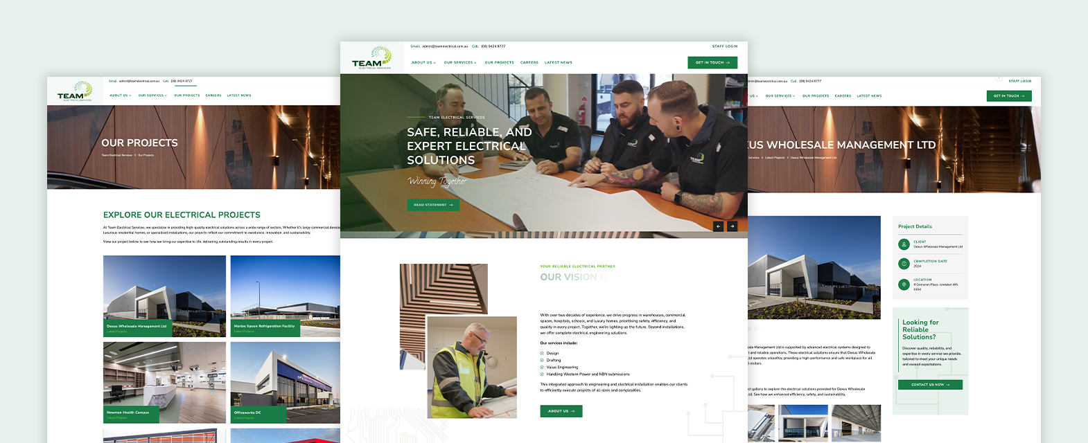 Team Electrical Services hero banner