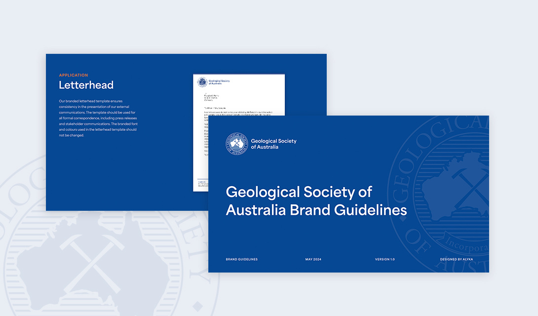 The brand guidelines produced for GSA