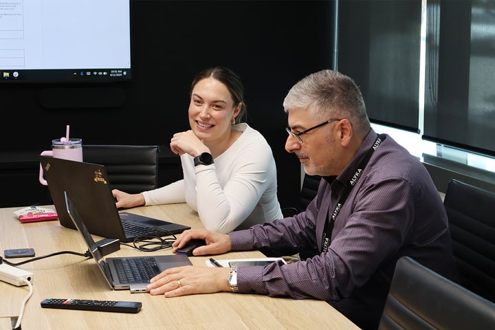 Tenille and Maurizio are discussing how they will assist their new local SEO client